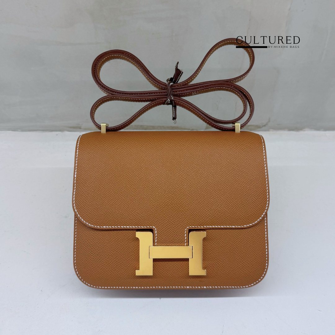 Hermès Constance 19 in Gold on Gold