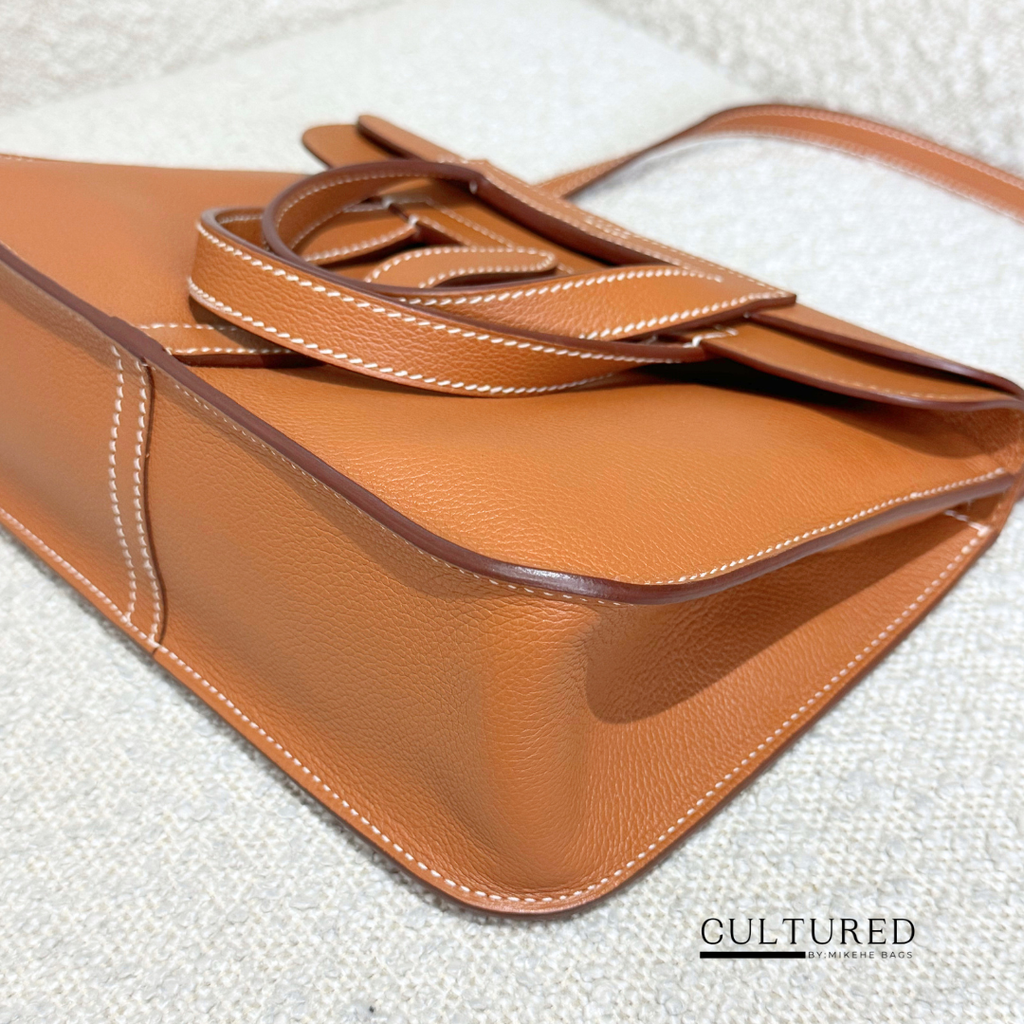 Hermès Halzan 25 in Gold