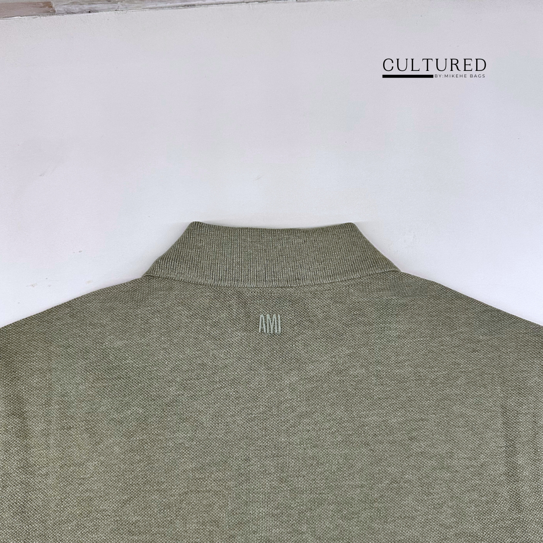 Ami Paris Polo Shirt in Green