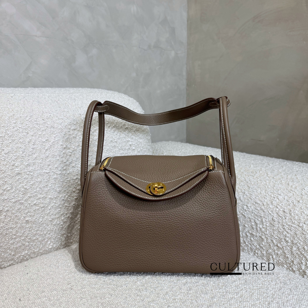 Hermès Lindy 26 in Etoupe