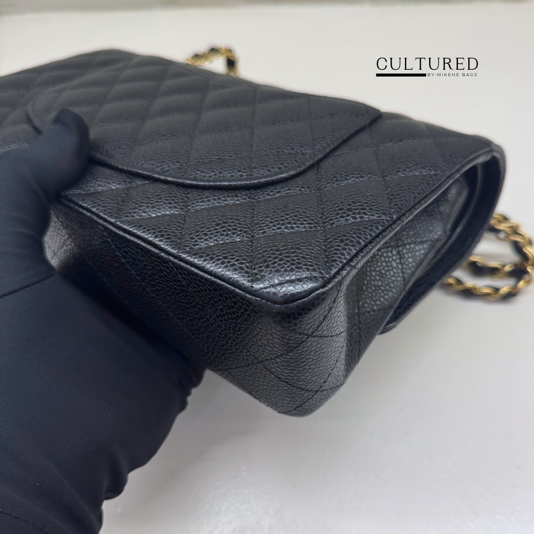 Chanel Classic Medium Flap in Black Caviar
