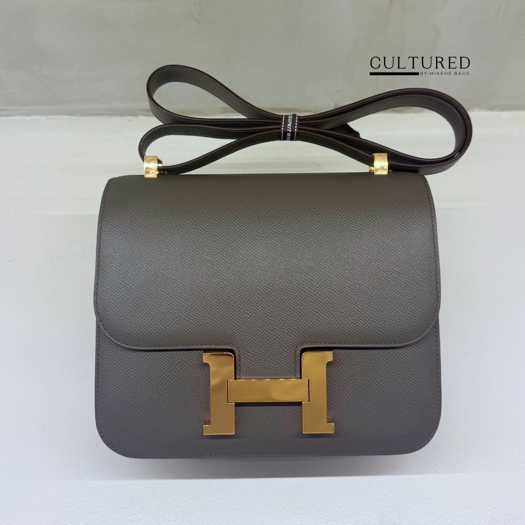 Hermès Constance 24 in Etain
